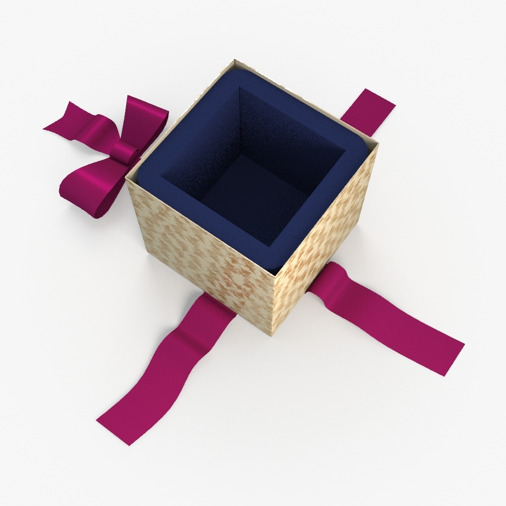 3d christmas gift present box