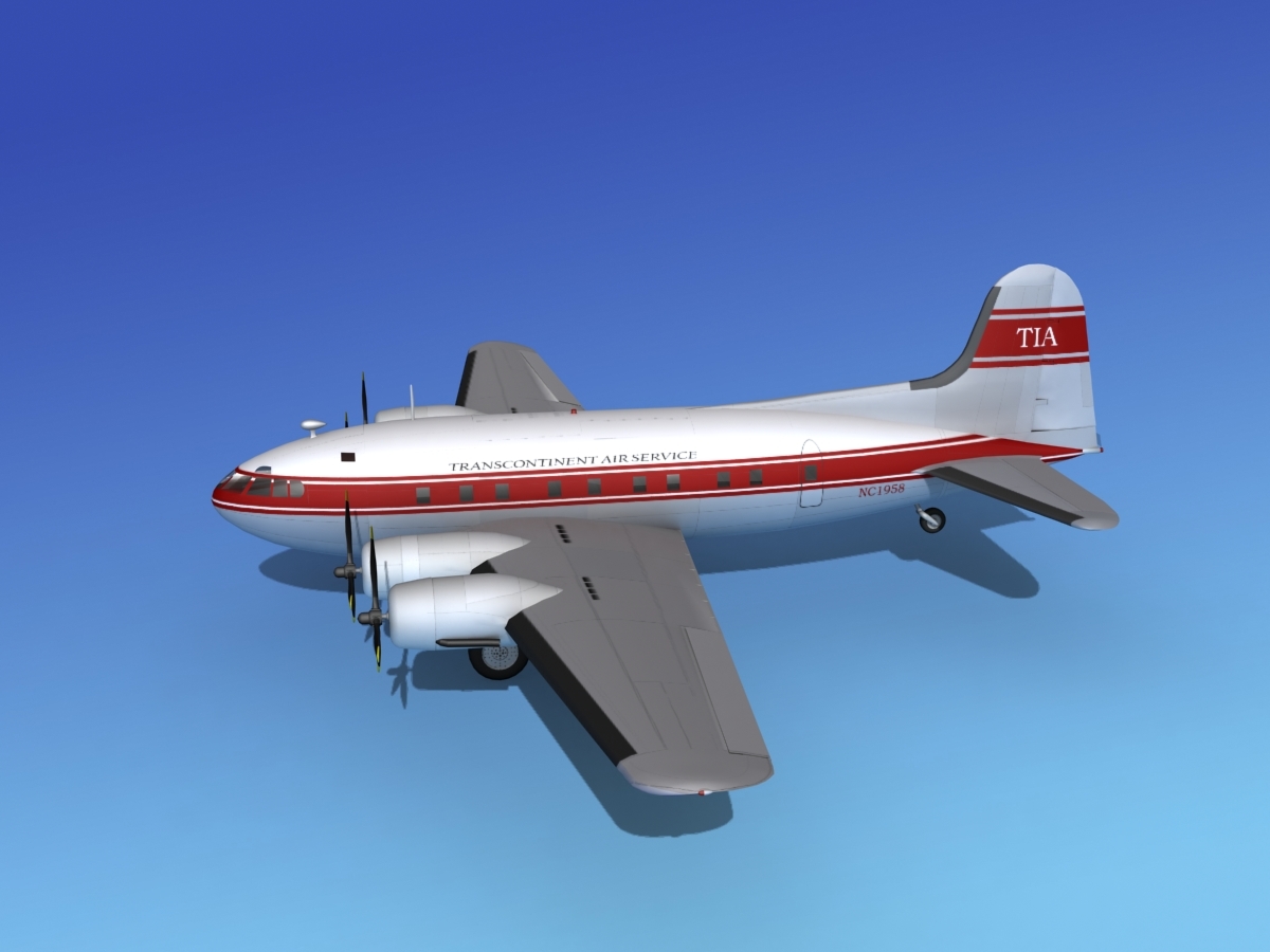 boeing 307 stratoliner transcontinent air service