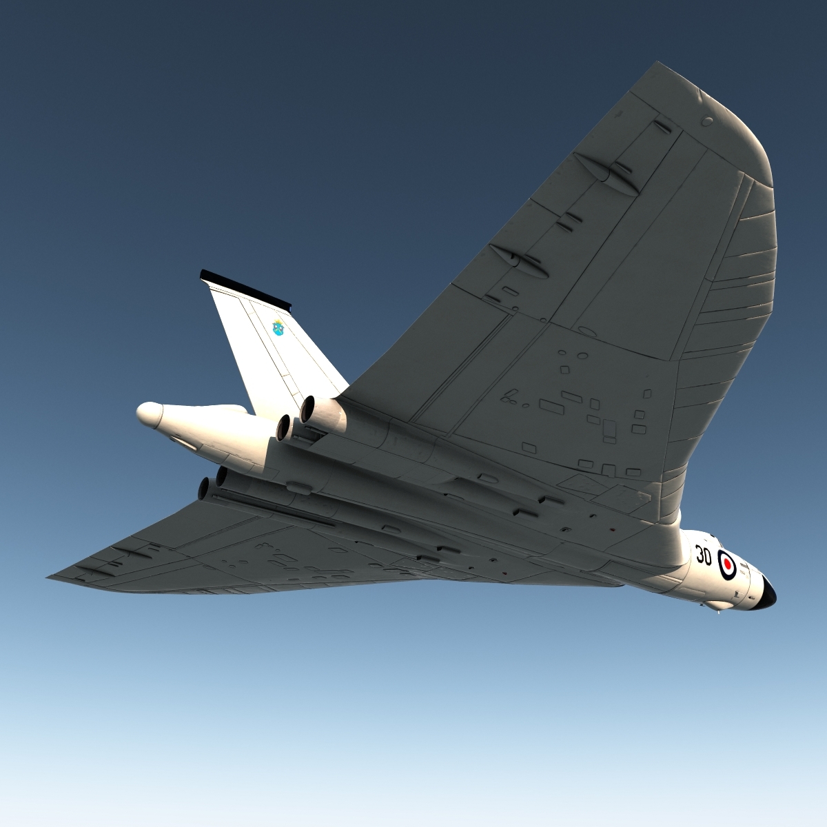 飞机avro vulcan3d模型