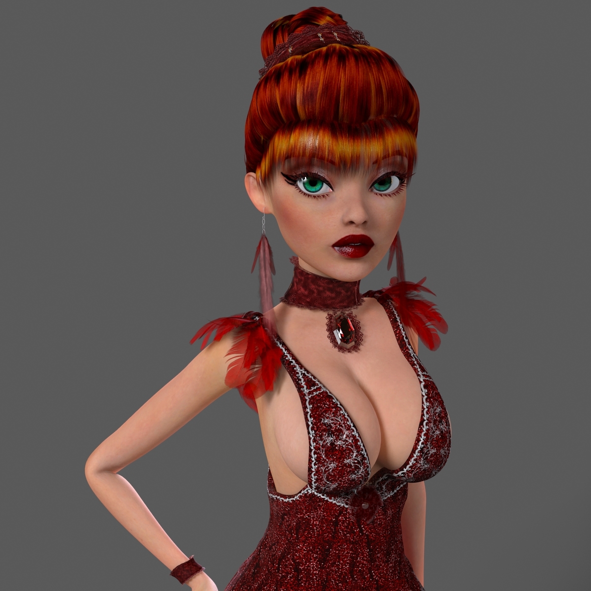 fantasy woman rigged katherina max
