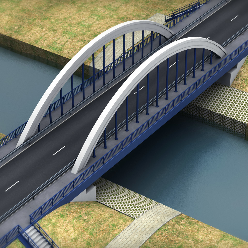 archbridge,harborbridge arch bridge suspended small