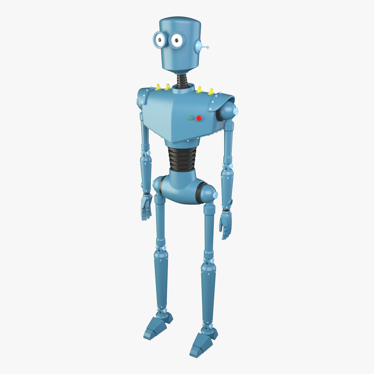 3d cartoon robot model