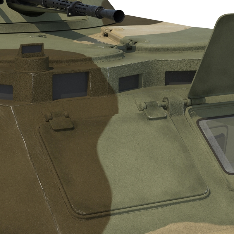 3d Brdm 2 Amphibious Vehicle Model