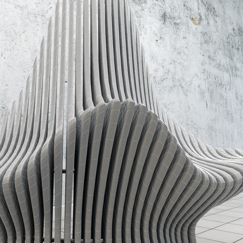 3d parametric chair model