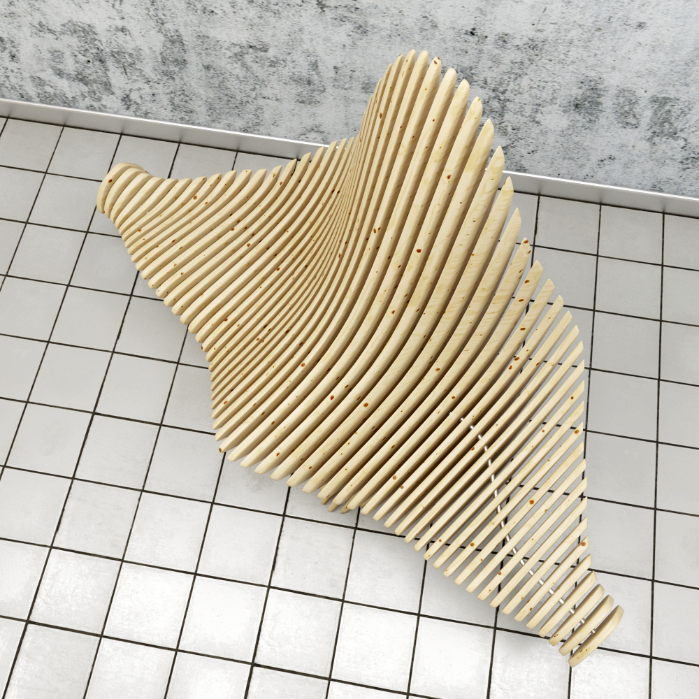 3d parametric chair model