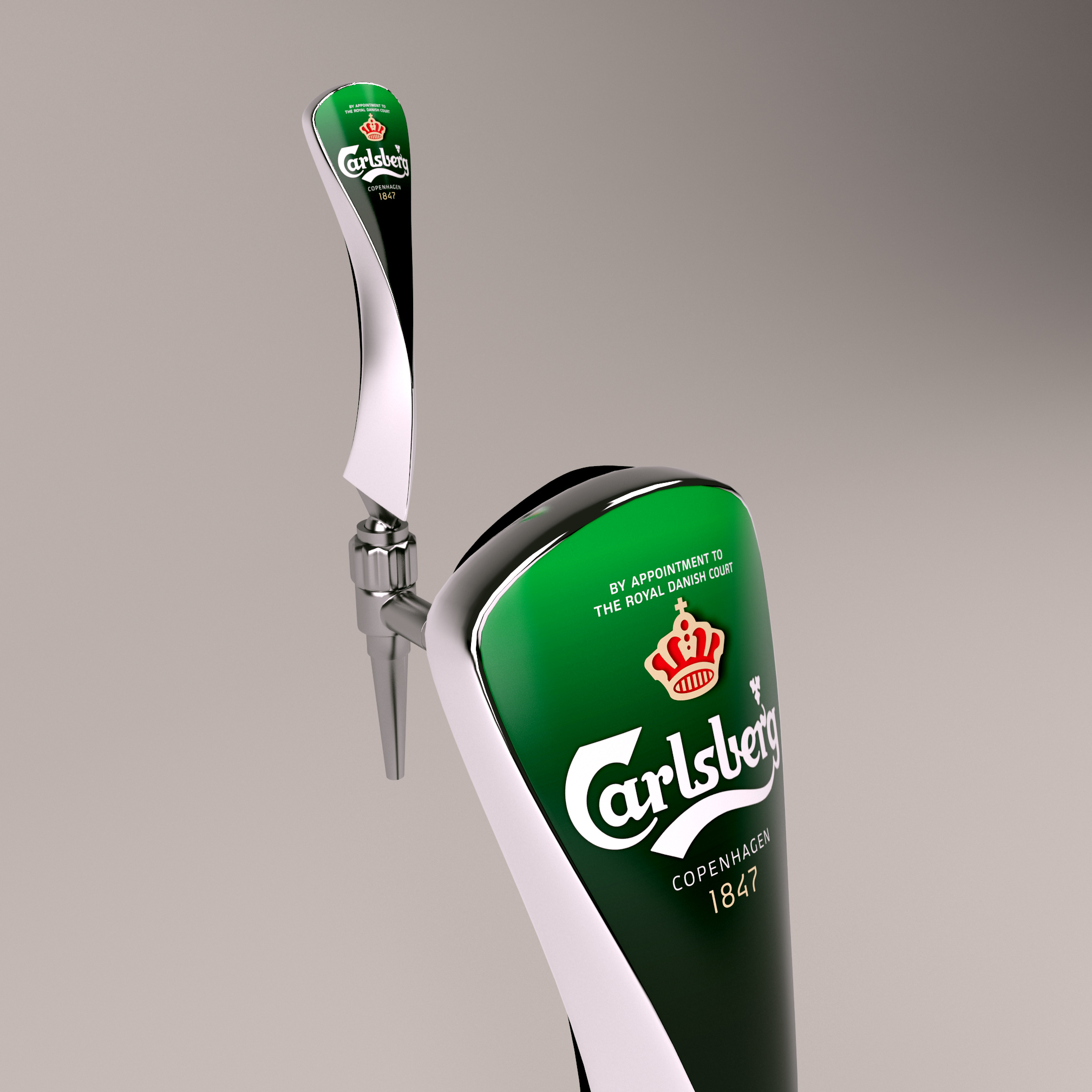 carlsberg beer tap