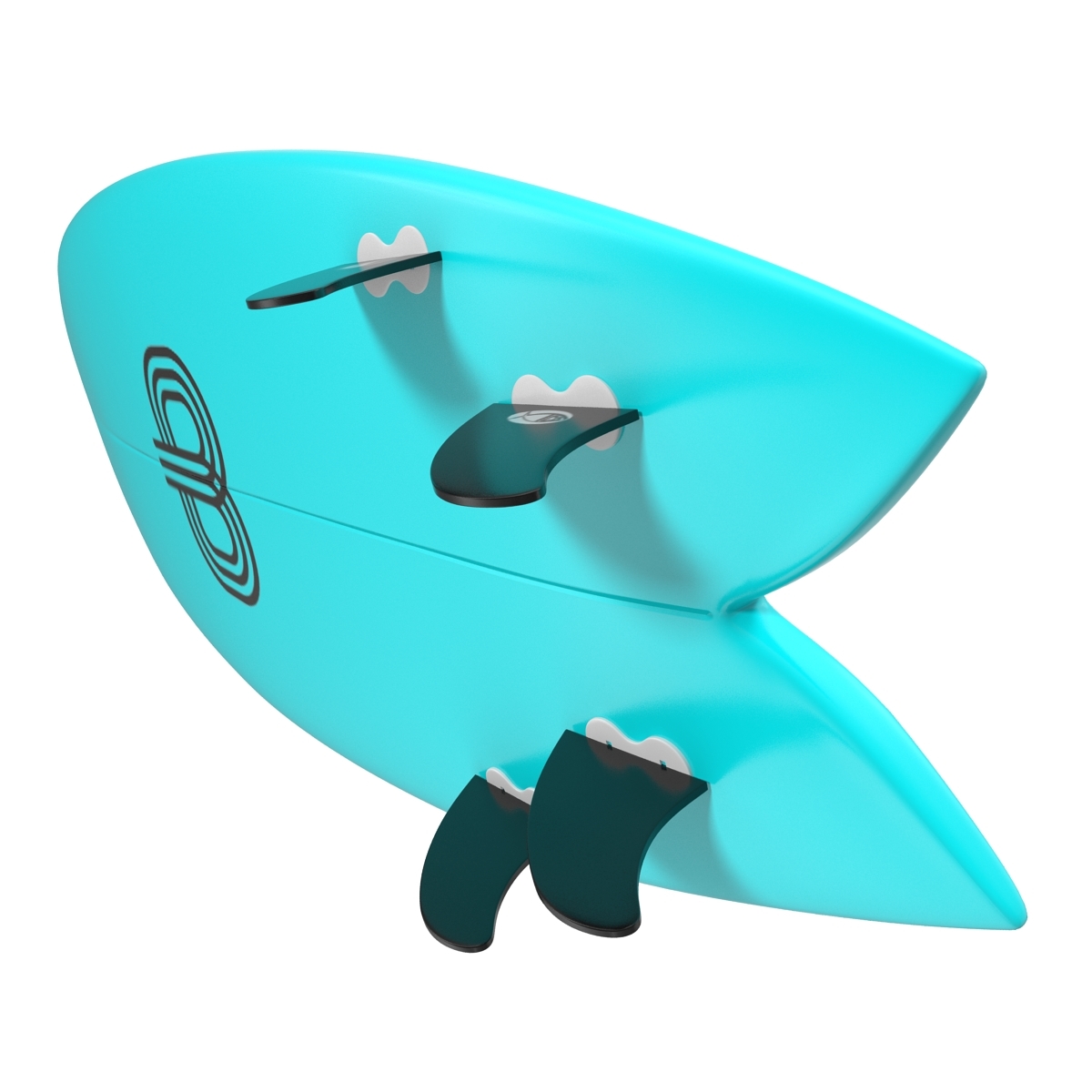冲浪板鱼43d模型