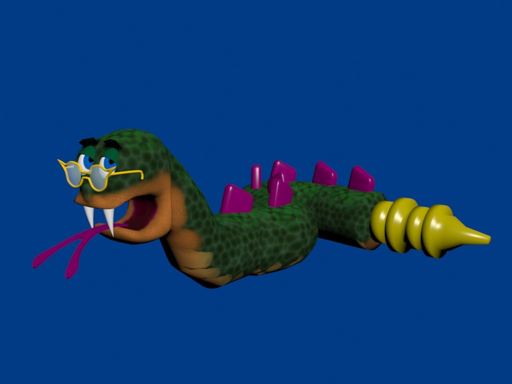 cartoon snake