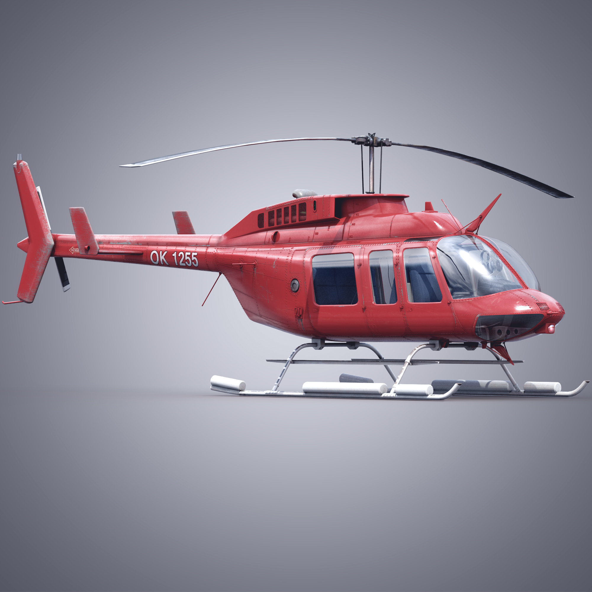 max bell 206l helicopter