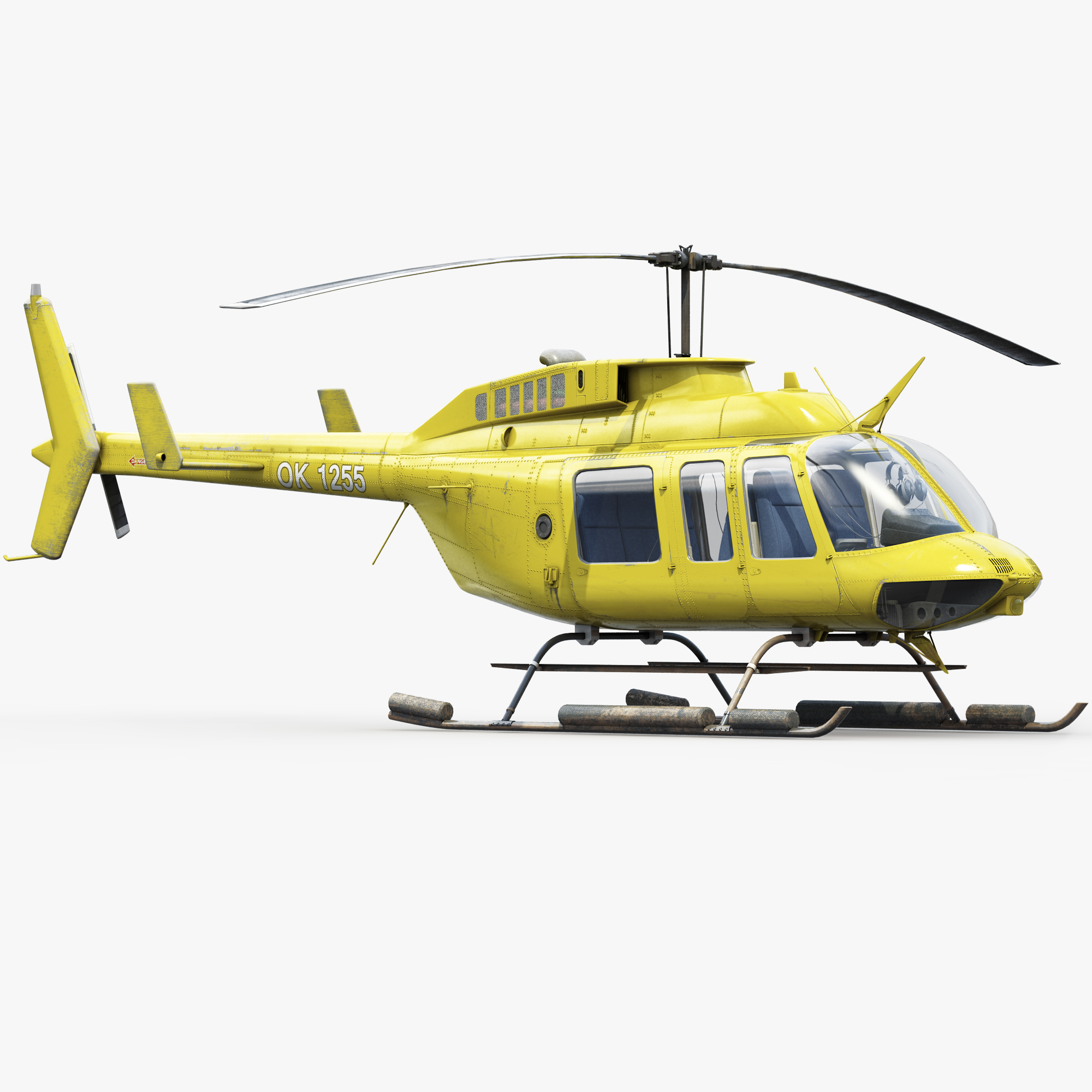 bell 206l emergency helicopter