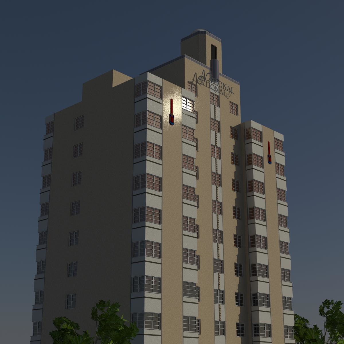 3d max realtime national hotel