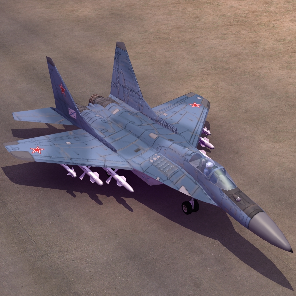 3ds max mig29 fighter jets mig