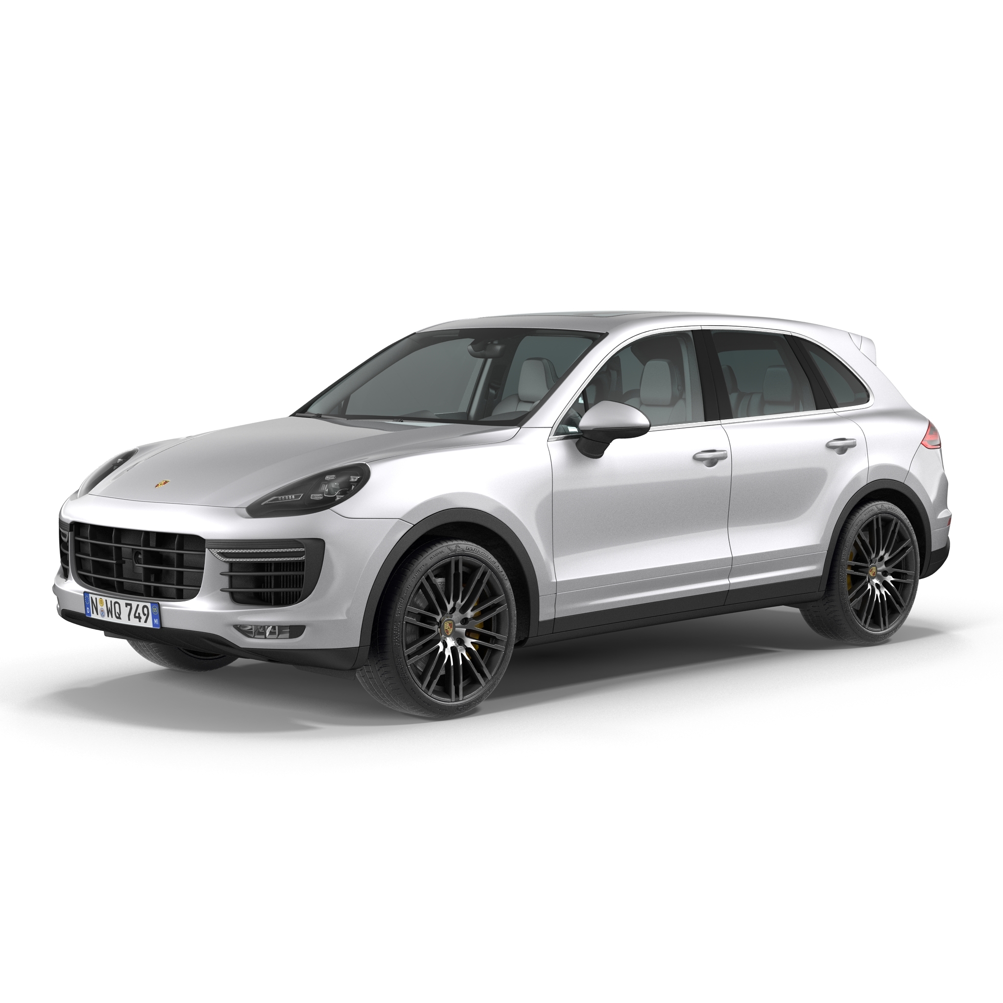 porsche cayenne turbo s 2015 3d model