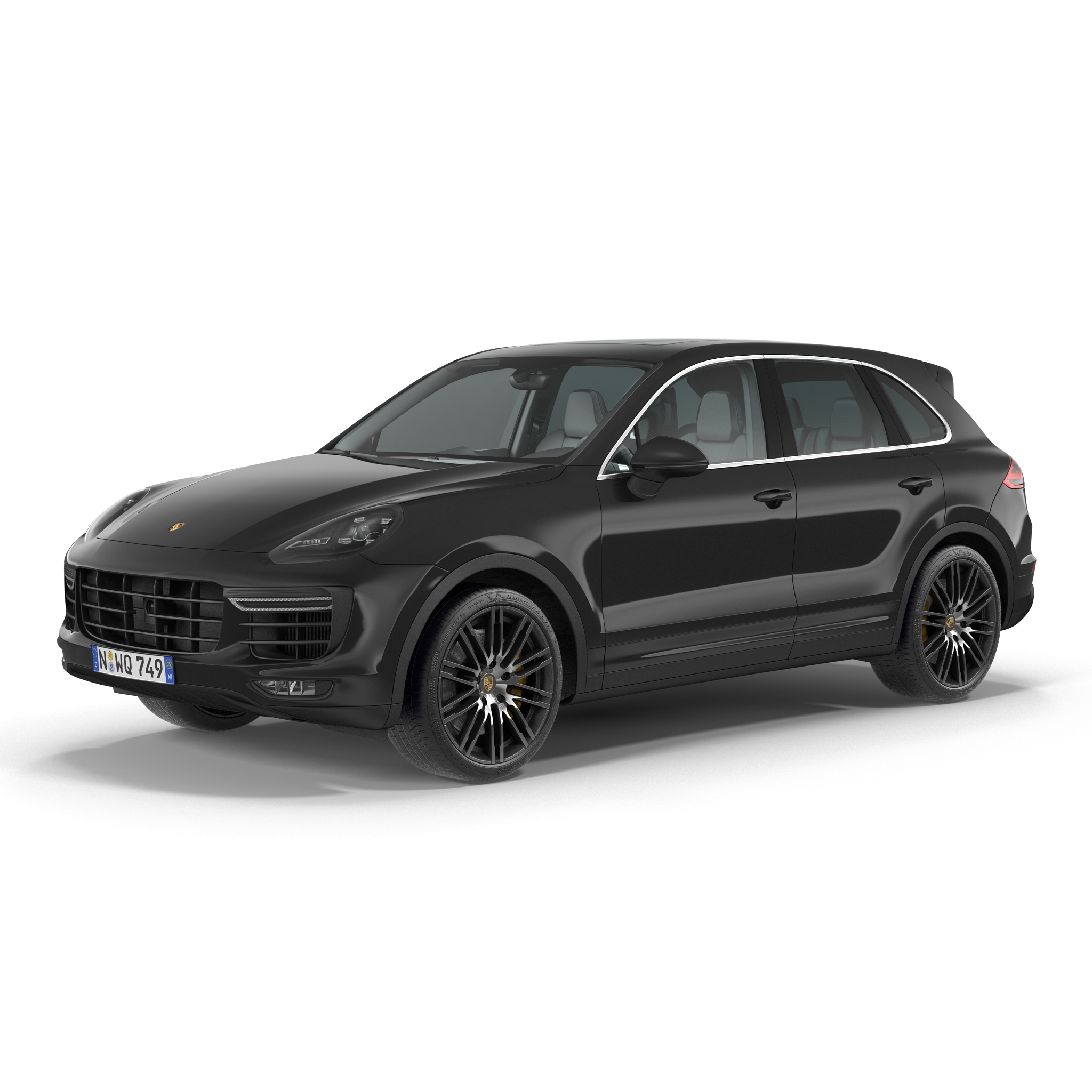 porsche cayenne turbo s 2015 3d model