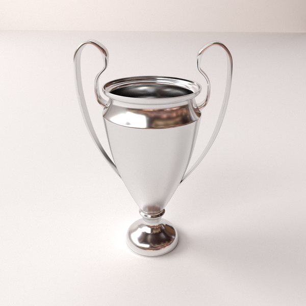 3d silver cup models