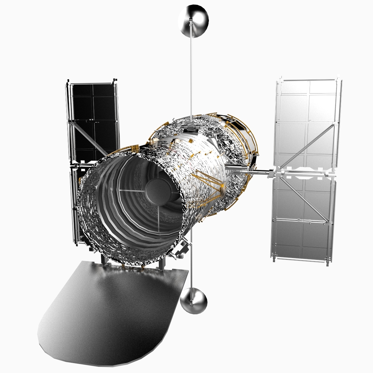 hubble space telescope 3d model