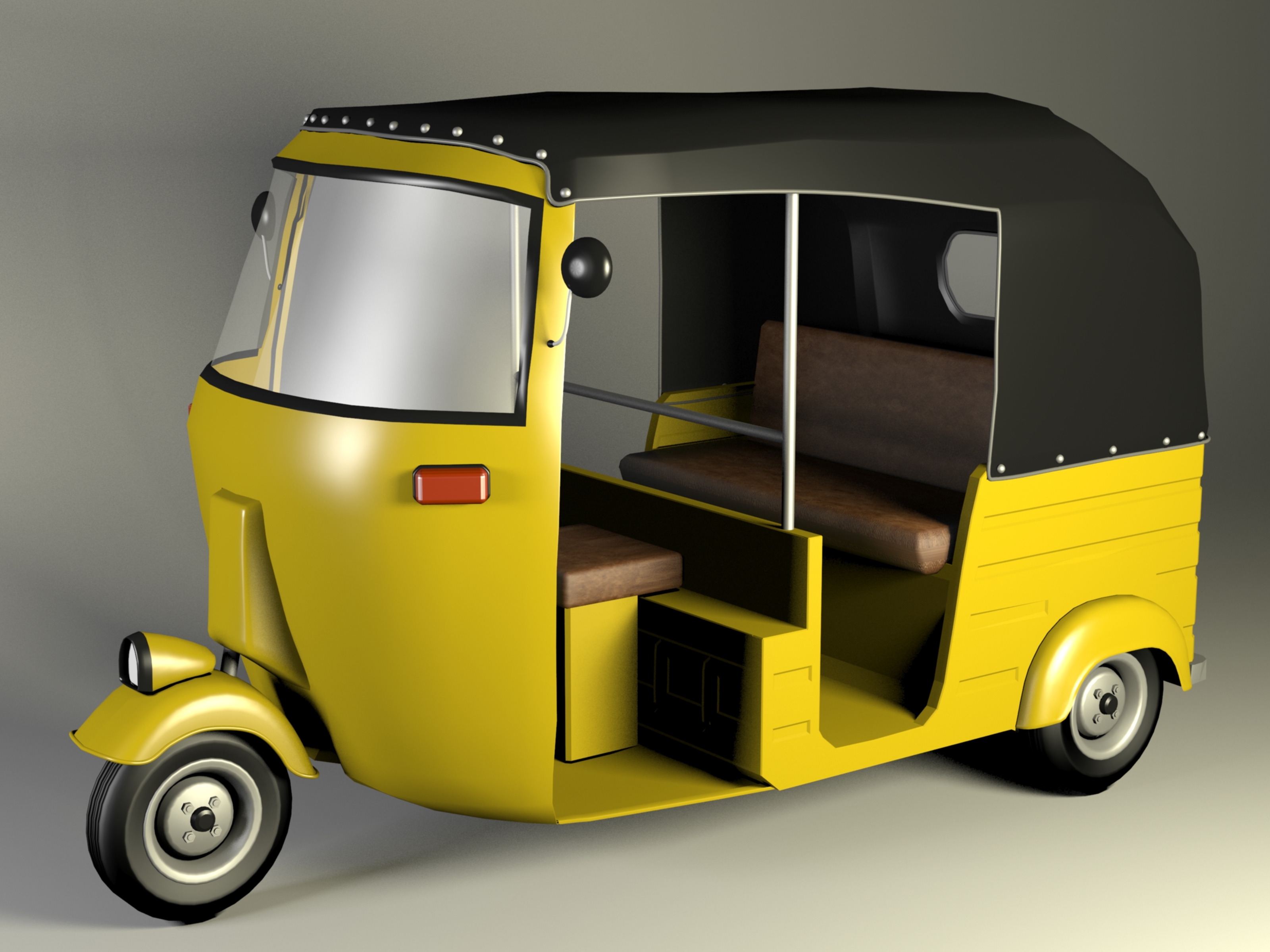 3d model indian autorickshaw