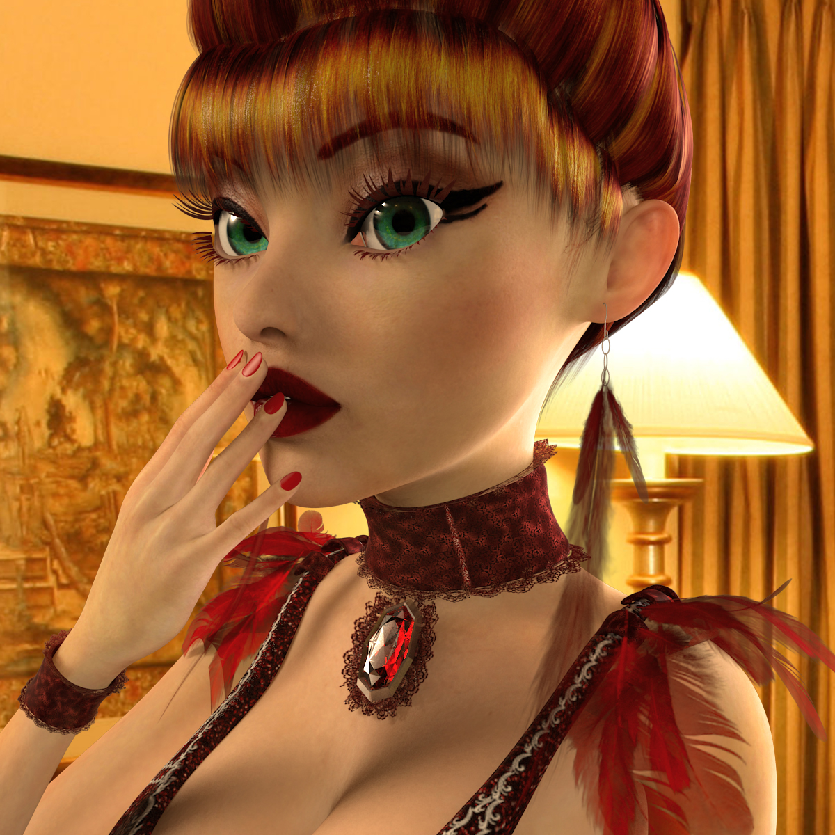 fantasy woman rigged katherina max