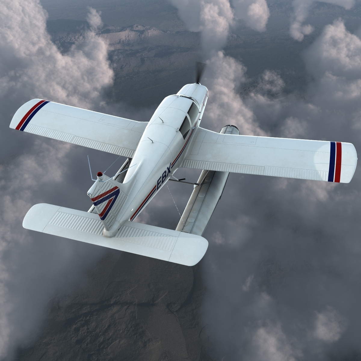 cinema4d light aircraft piper pa