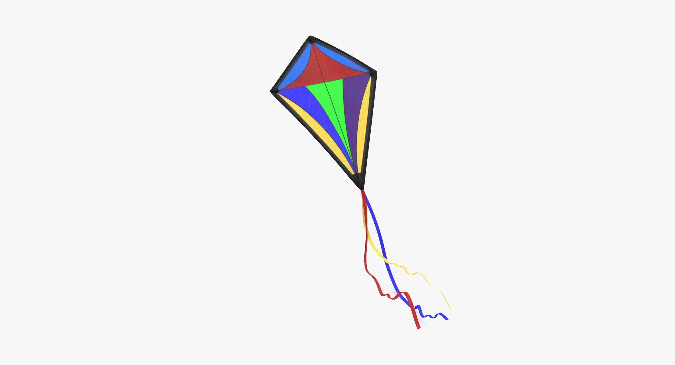 风筝3姿势3d模型