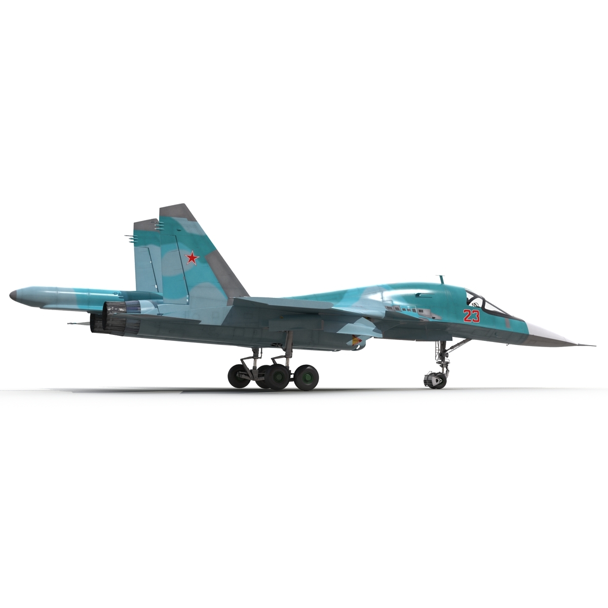 3d fighter sukhoi su 34