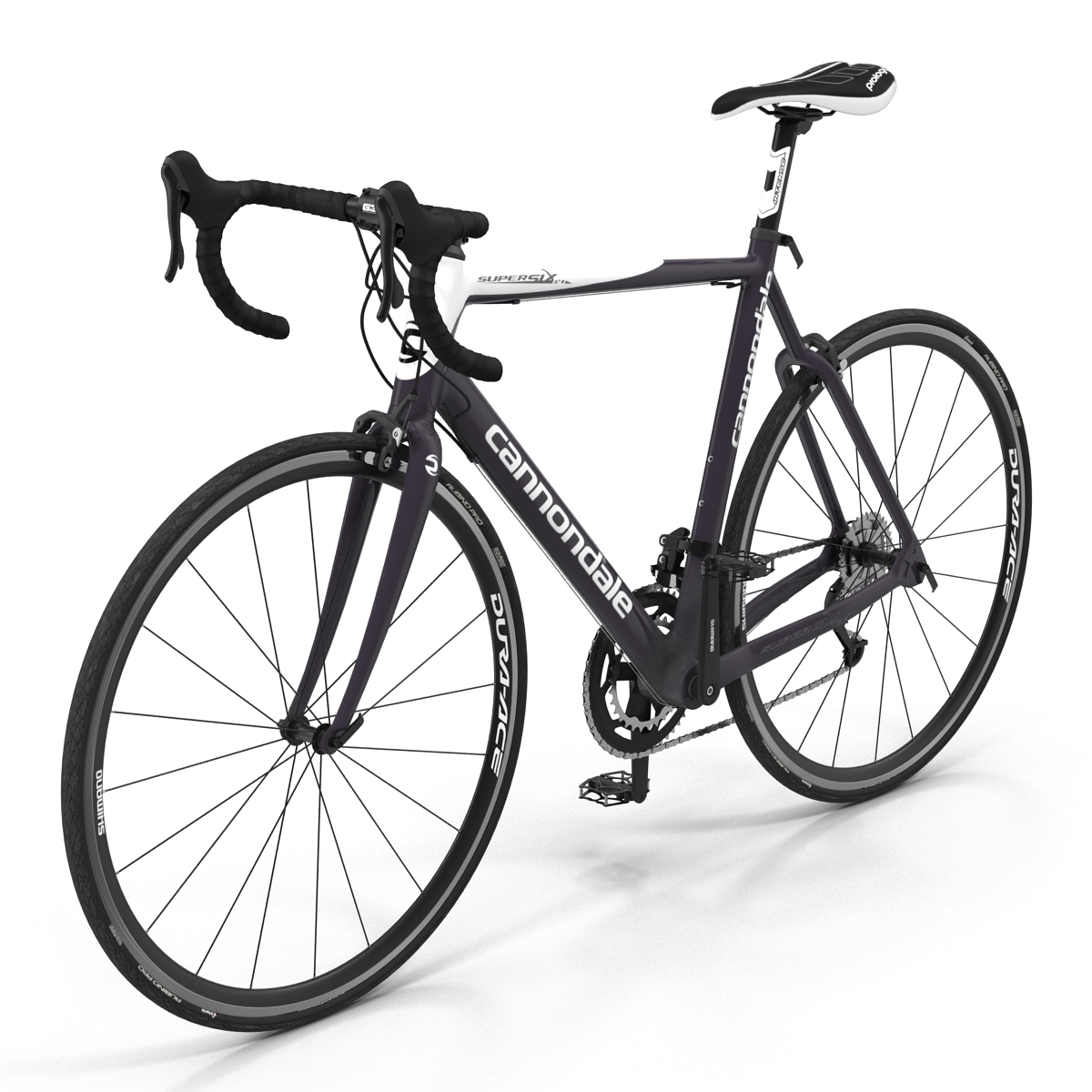 公路自行车cannondale rigged 3d模型3d模型