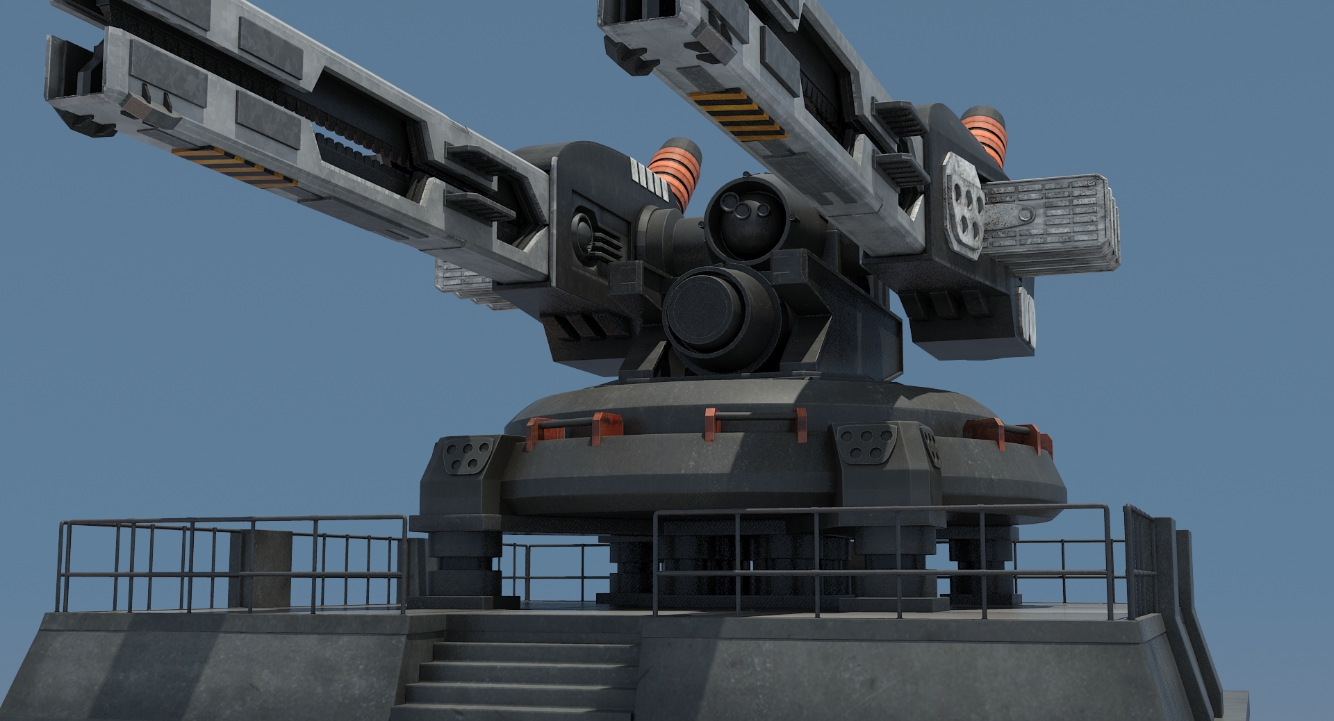 轨道炮3d模型