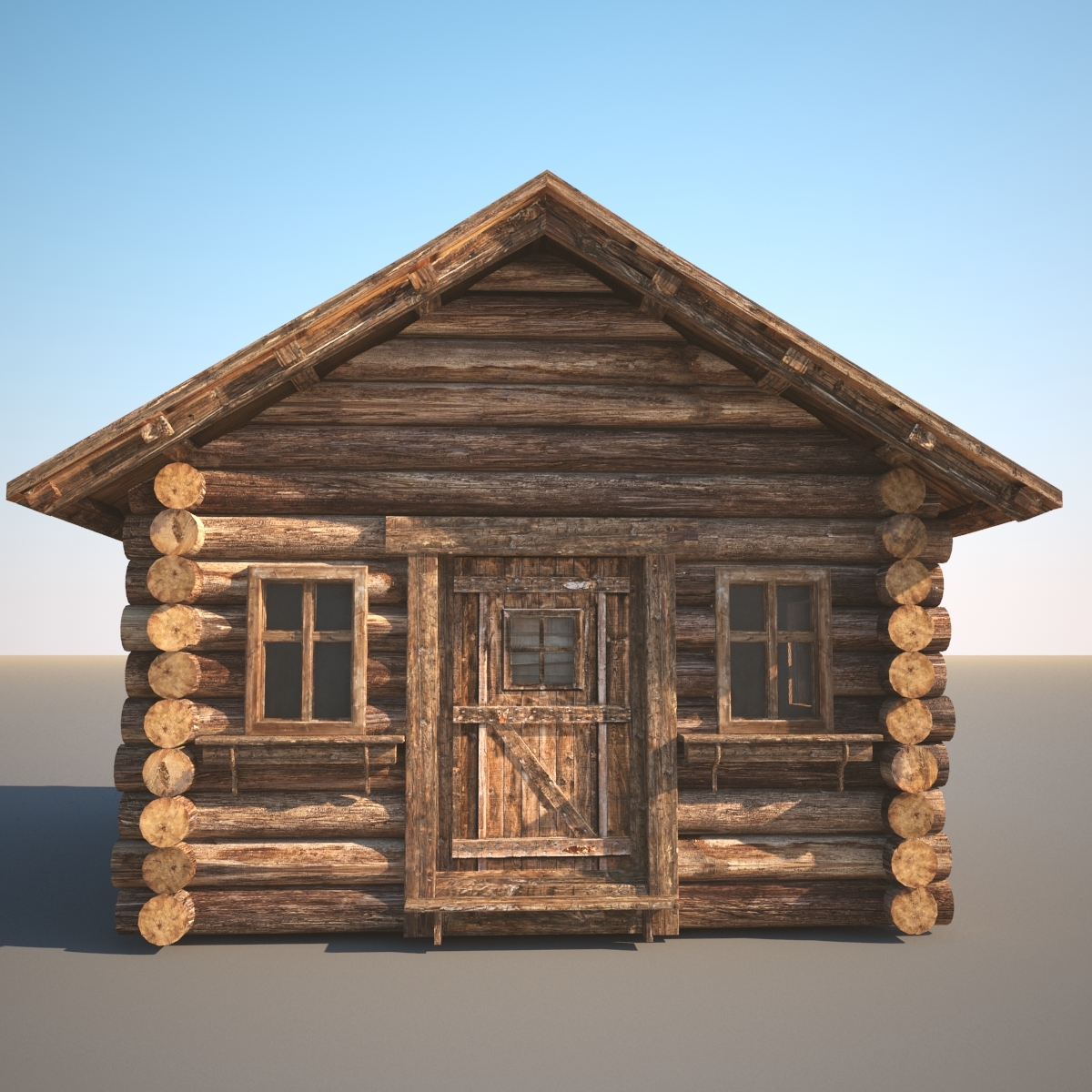 wooden house