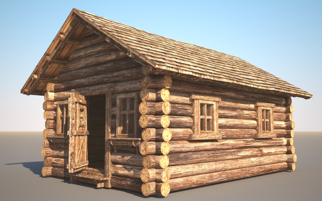 wooden house