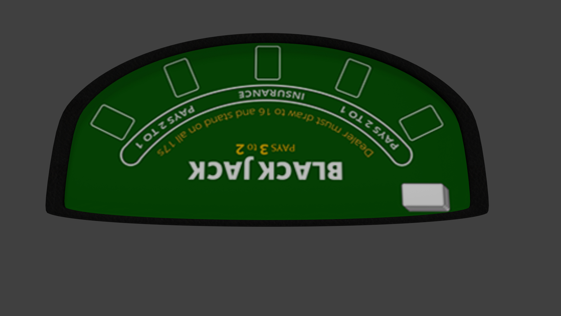 blackjack table