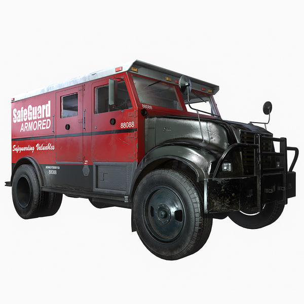 armored truck - game ready
