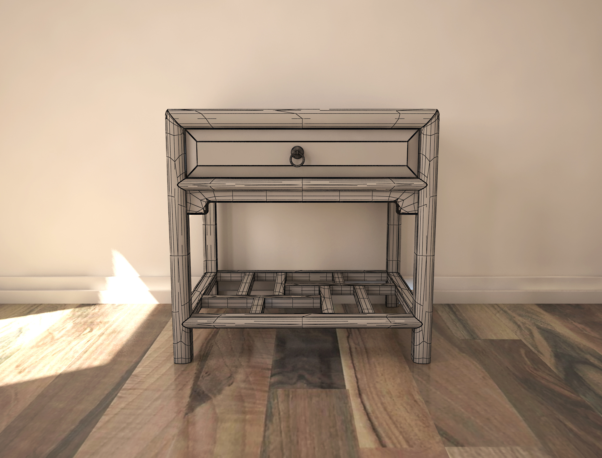 chinese bedside table