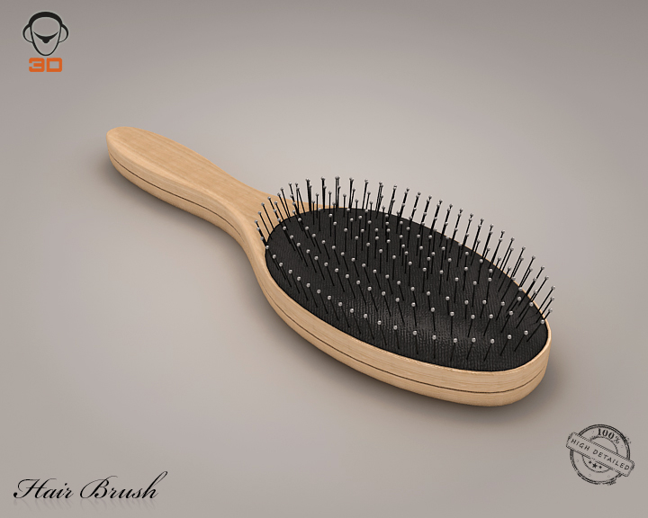 hairbrush 3d models