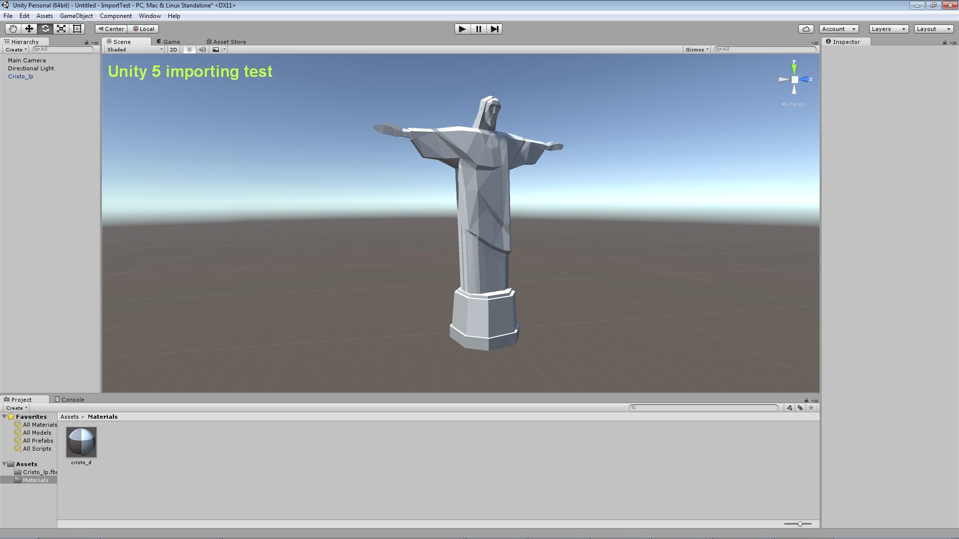 lowpoly christ the redeemer brazil statue