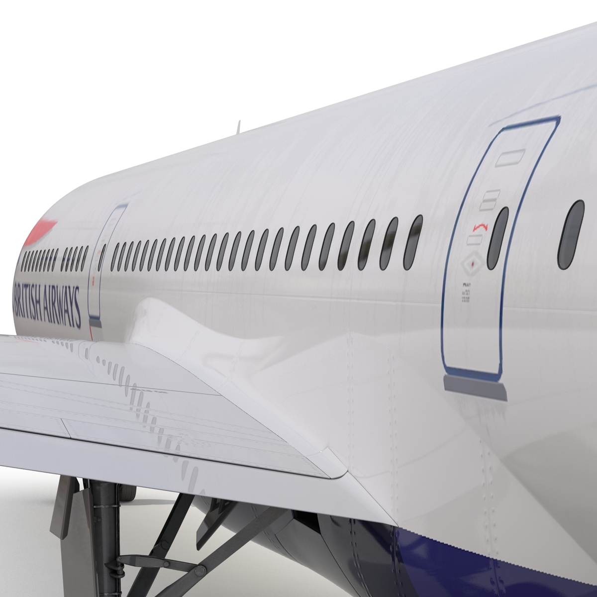 波音787-9梦想飞机英国航空公司3d模型