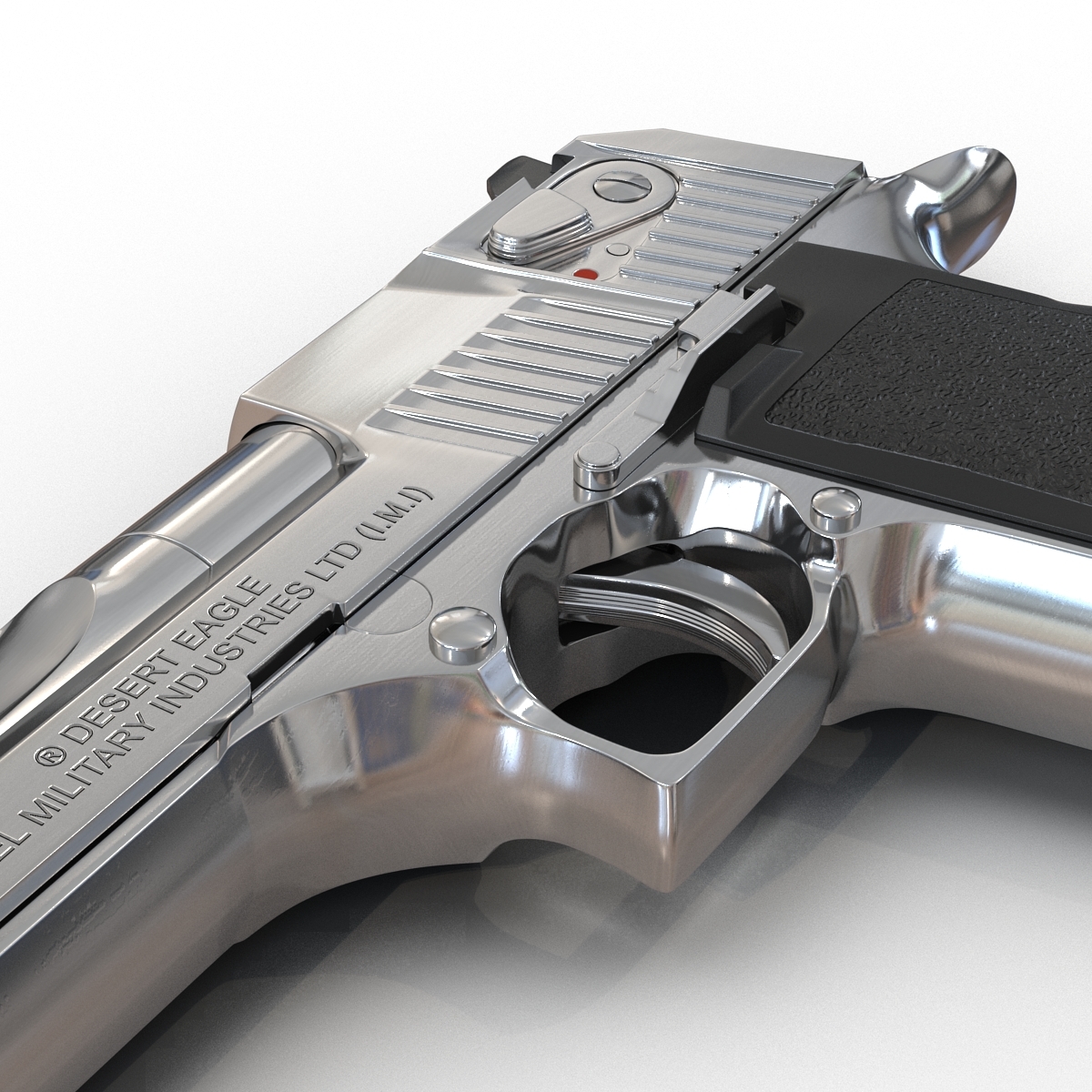 3d model of pistol imi desert eagle