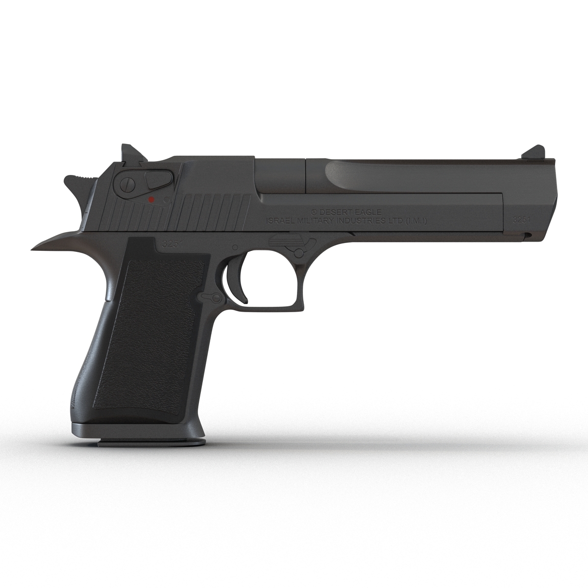 3d model pistol imi desert eagle