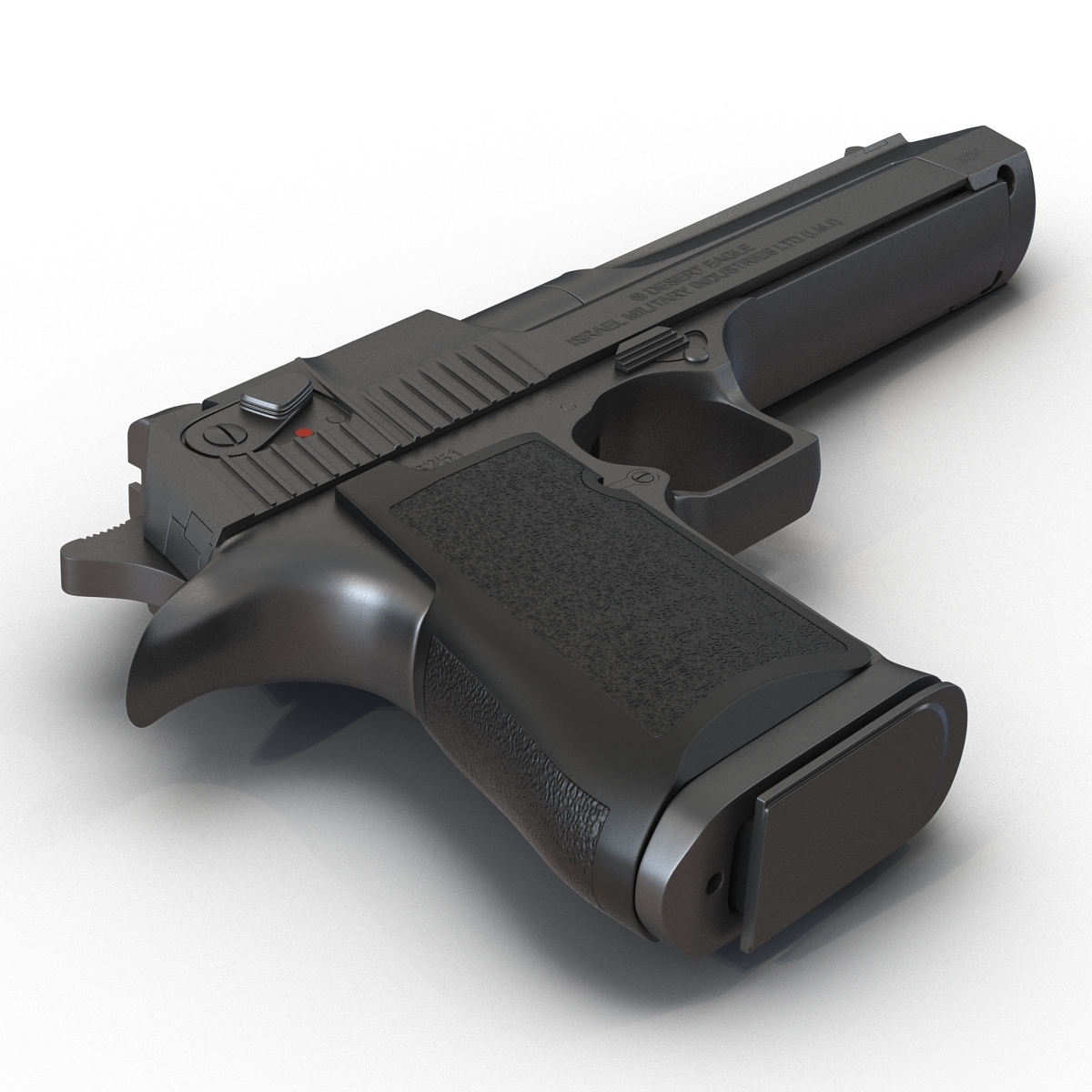 3d model pistol imi desert eagle