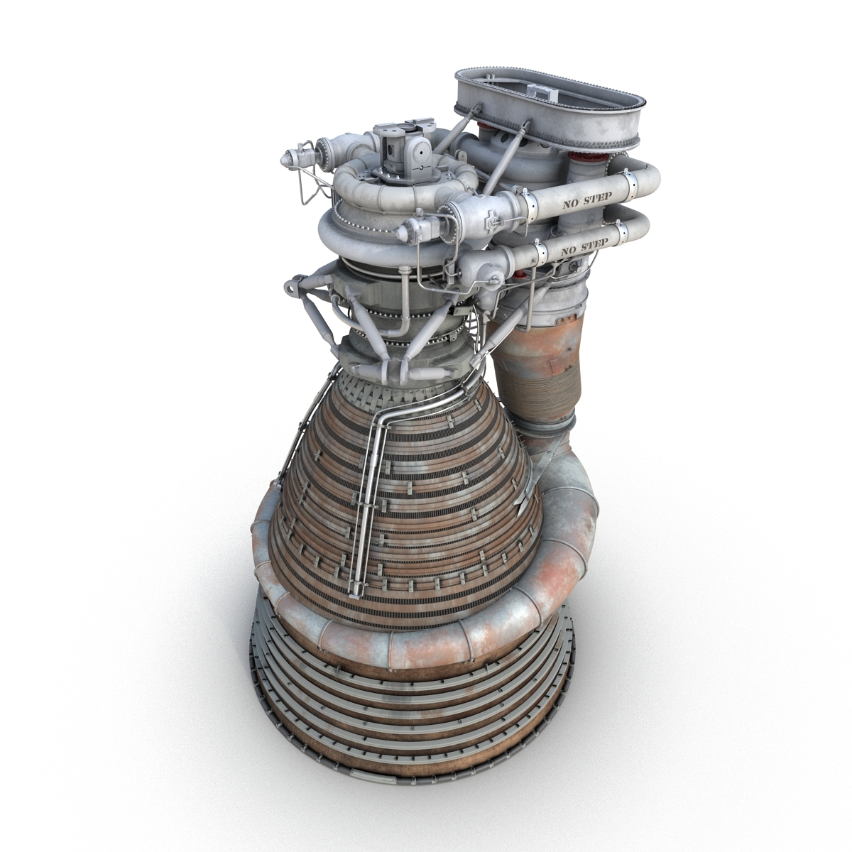 火箭发动机系列3d模型
