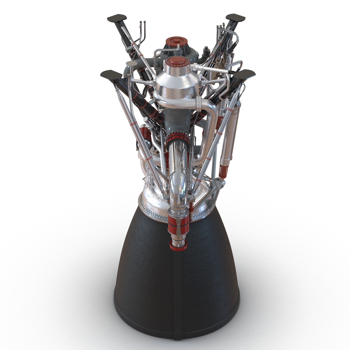 火箭发动机系列3d模型