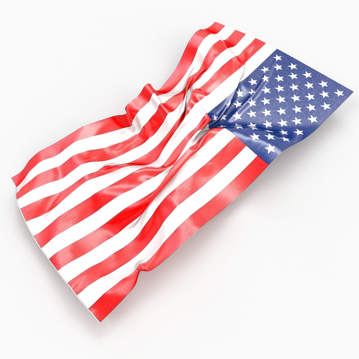 3d usa flag