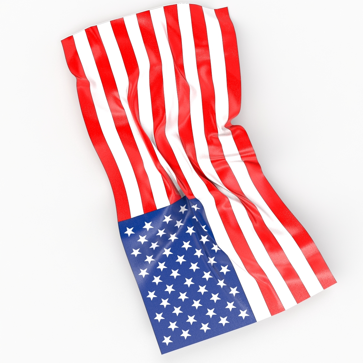 3d usa flag