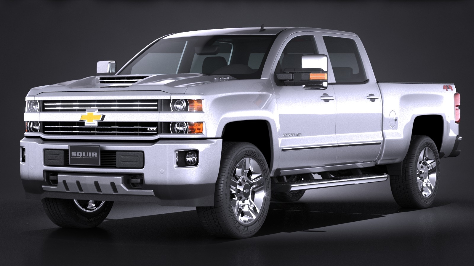 雪佛兰silverado hd 20173d模型