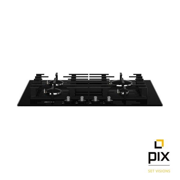 worktop gas hob neff 3d model