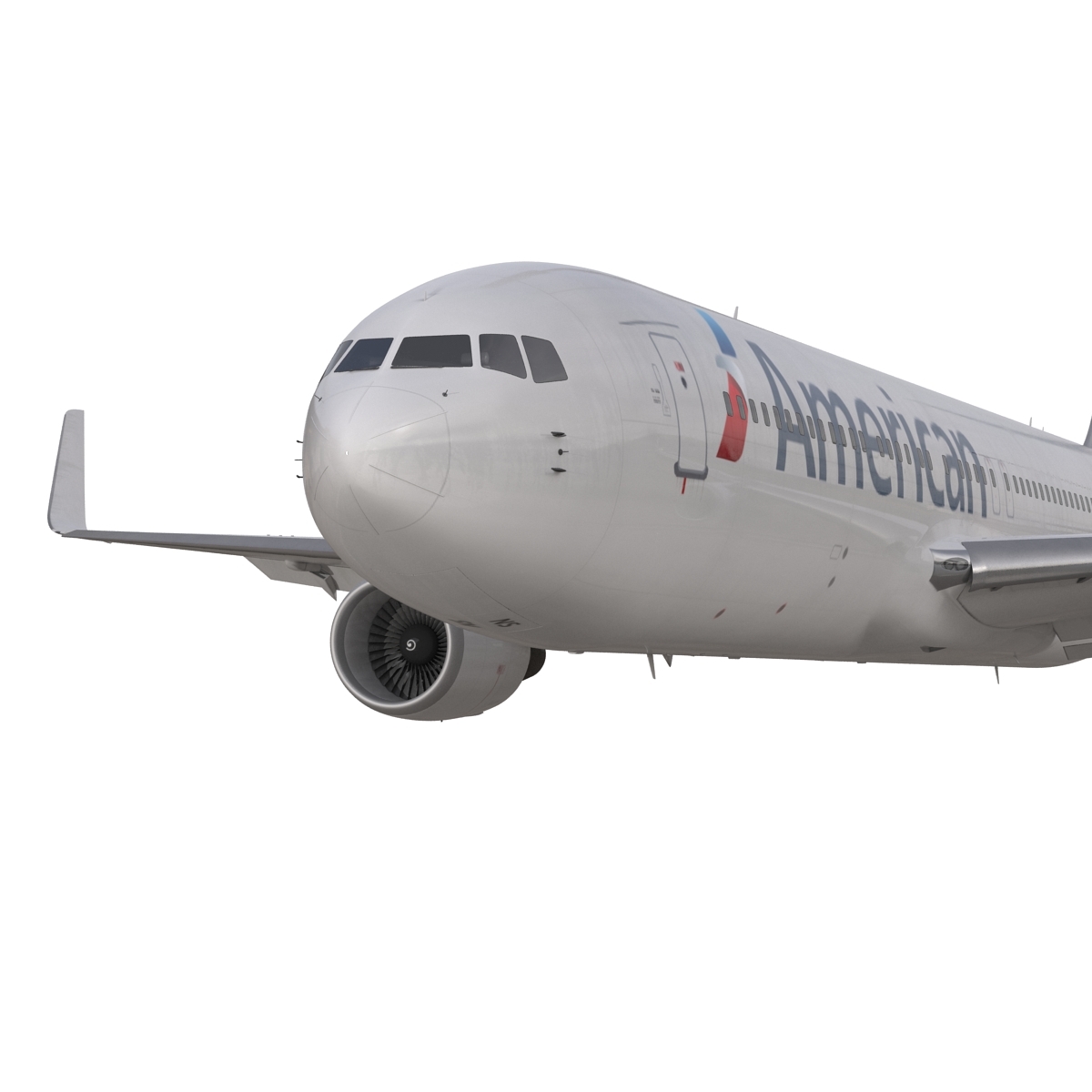 波音767-300er美国航空公司3d模型