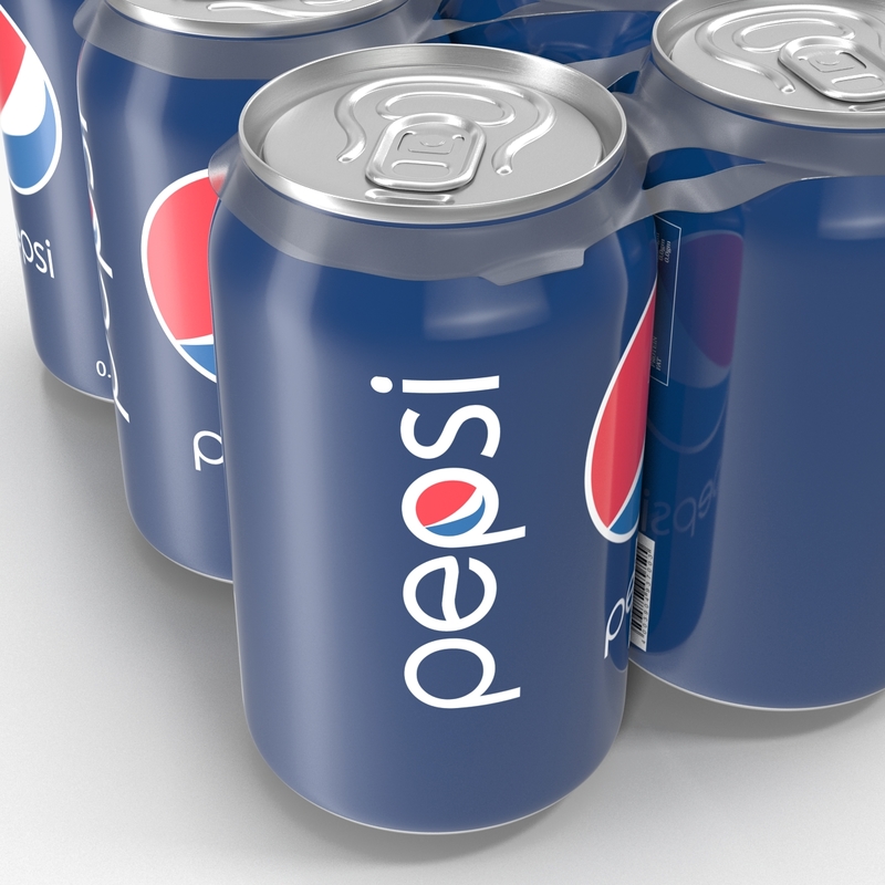 Pack Cans Pepsi D Model