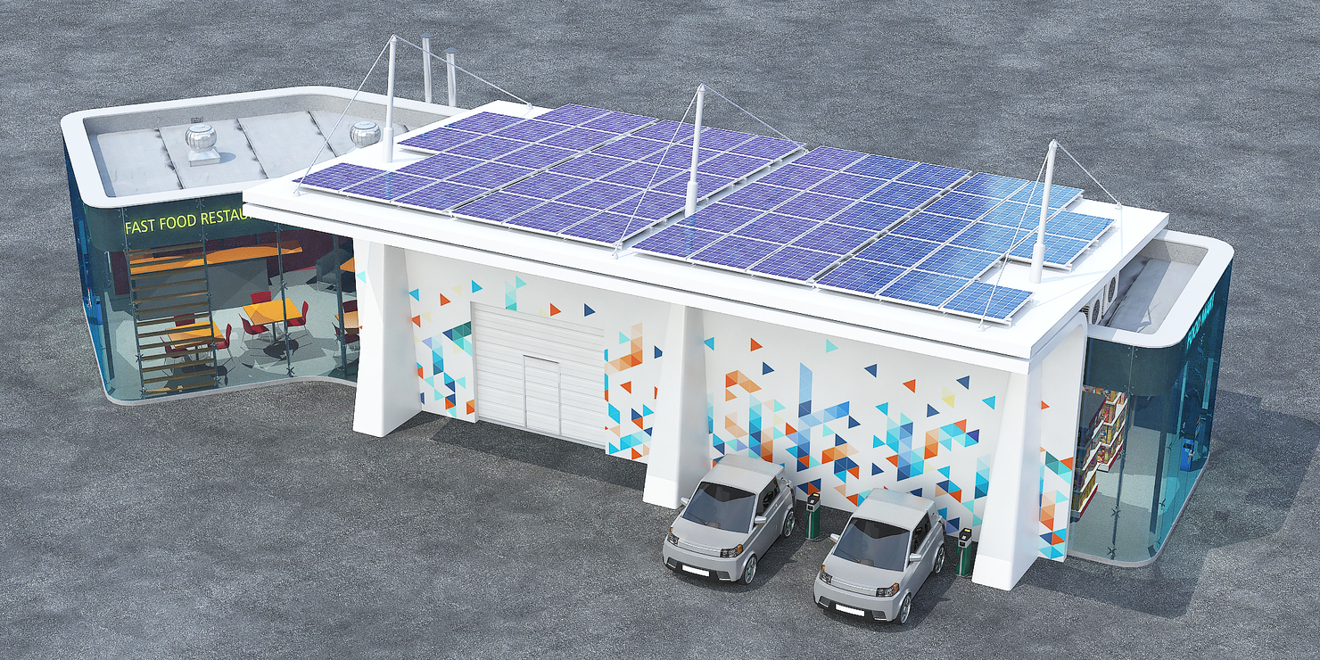 D Ev Solar Charging Station