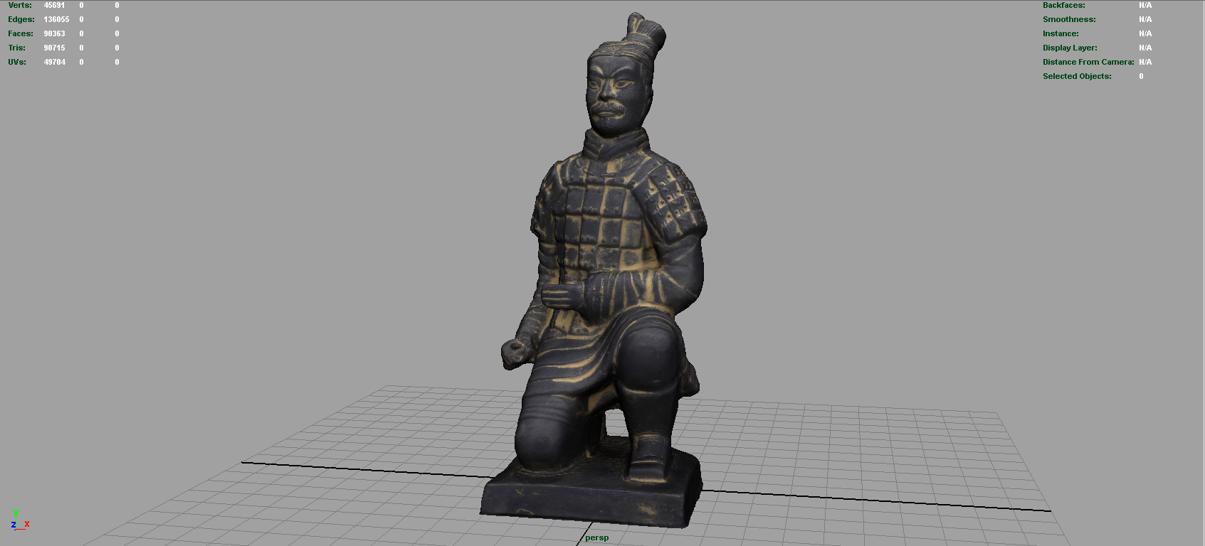 兵马俑[射手座]3d模型