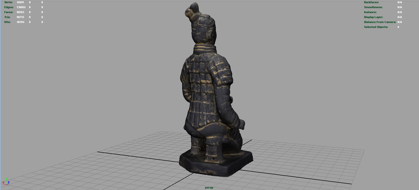 兵马俑[射手座]3d模型