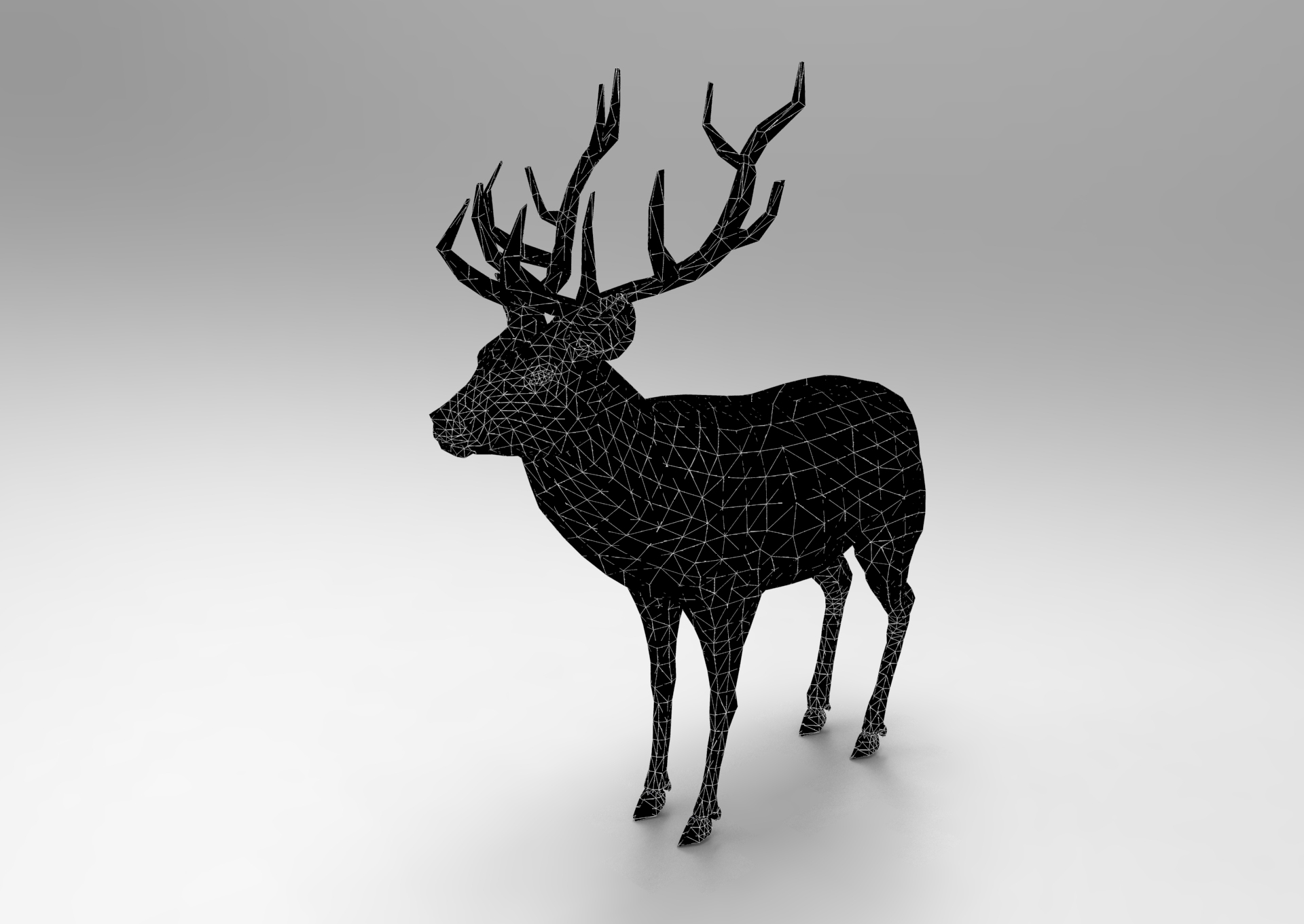 红鹿装配模型loy聚3d模型